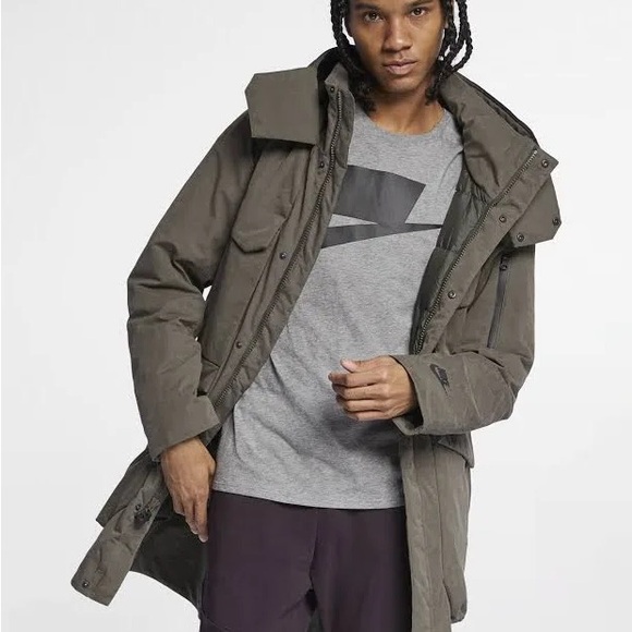 Nike sportswear’s tech pack down fill hooded parka jacket - Picture 2 of 11